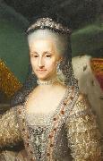 Anton Raphael Mengs Portrait of Maria Antonietta of Spain oil painting
